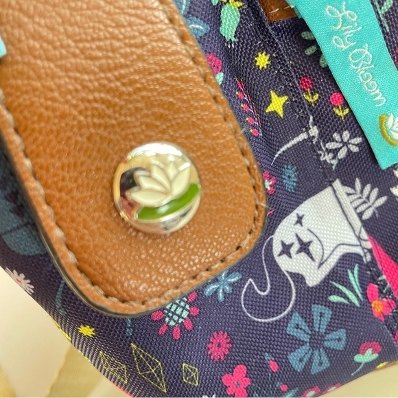 Lily Bloom Uni Corny Unicorn Print Gigi Mini Crossbody Bag Handbag Purse Eco - Picture 3 of 7